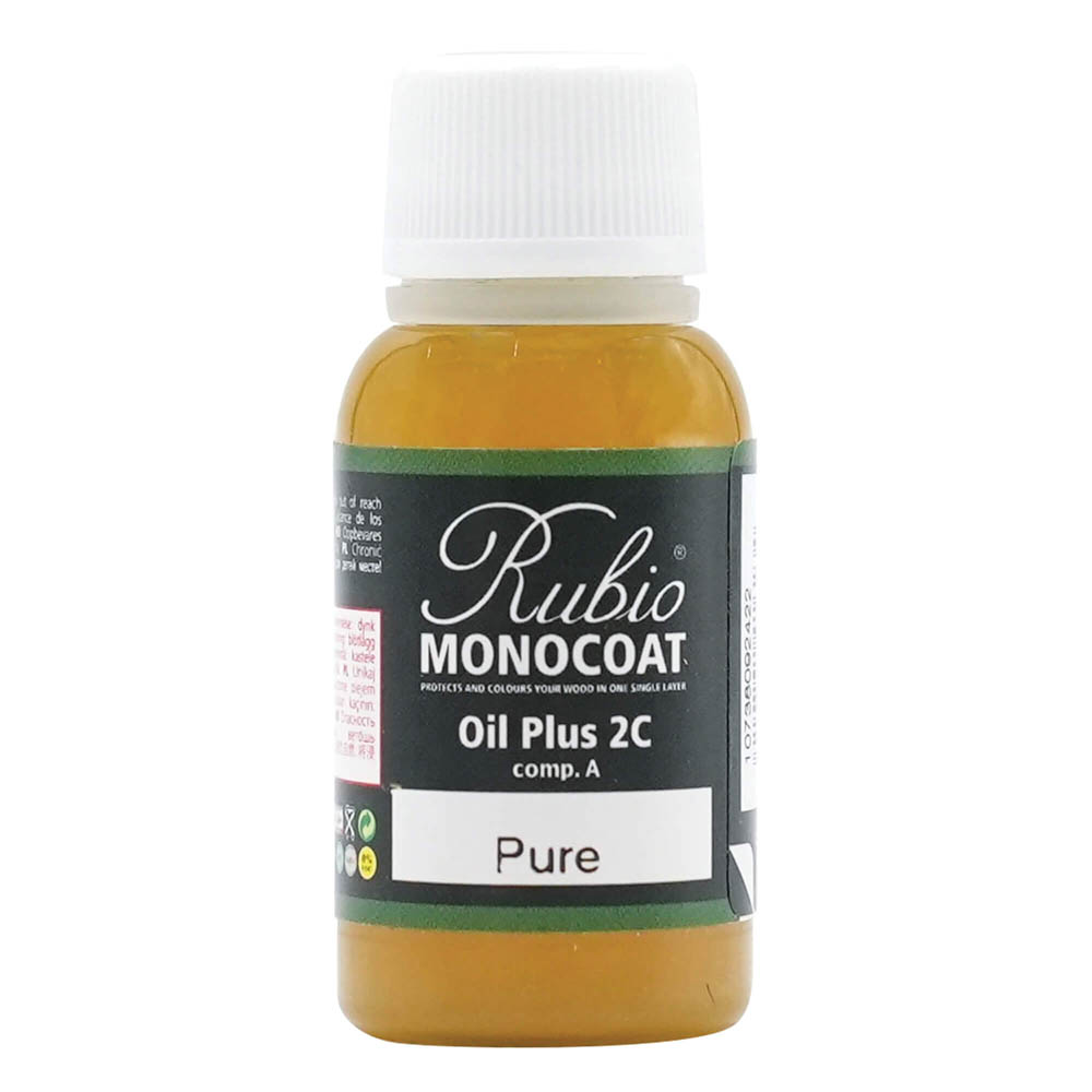 product: Rubio Monocoat Oil Plus Part A - Oil Only - Pure - 20 ml shown