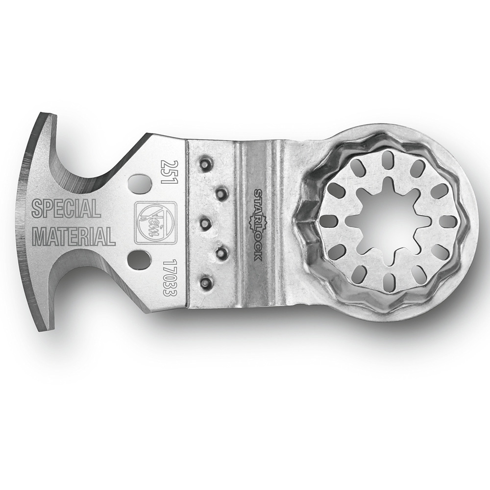 product: Fein Starlock Multi-Knife Multi-Purpose Cutting Blade shown
