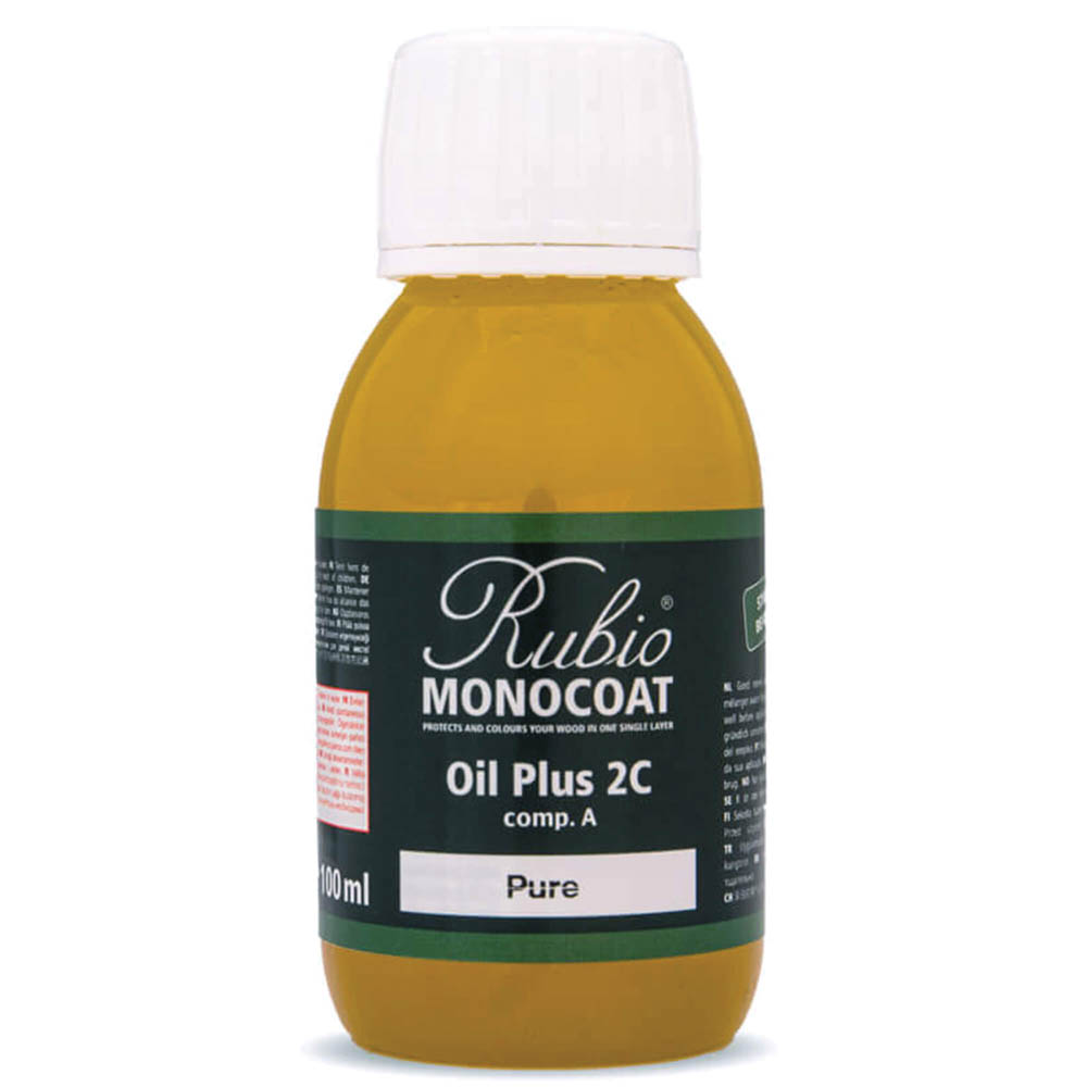 product: Rubio Monocoat Oil Plus Part A - Oil Only - Pure - 100 ml shown