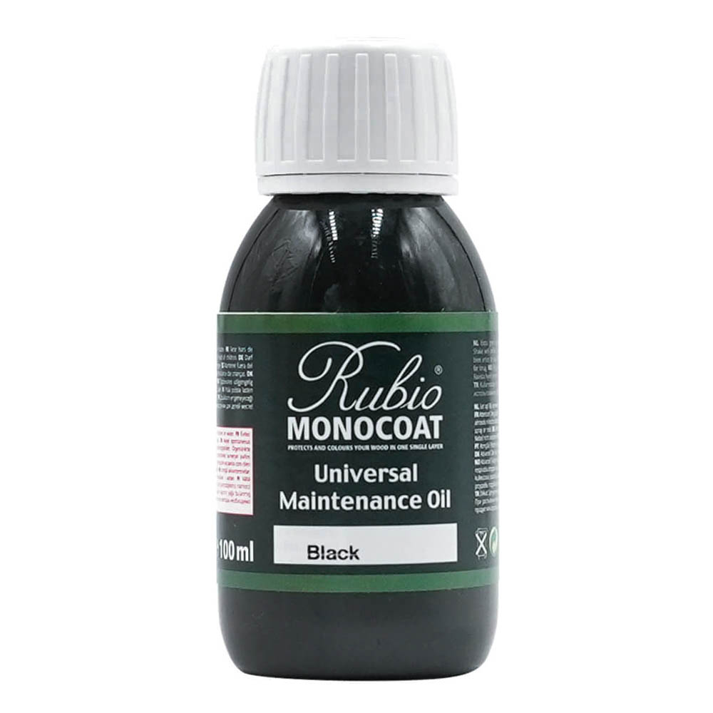 product: Rubio Monocoat Universal Maintenance Oil - Black - 100 ml shown