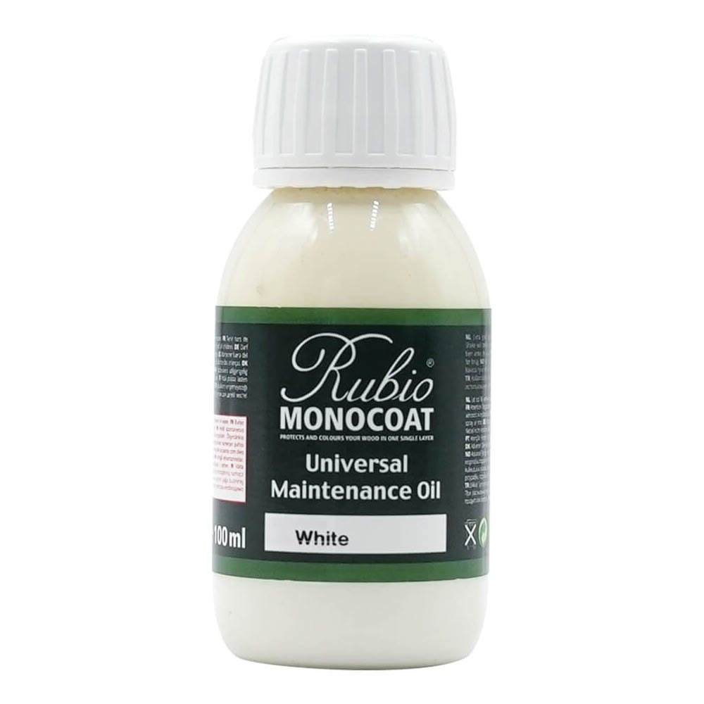 product: Rubio Monocoat Universal Maintenance Oil - White - 100 ml shown